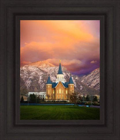 Provo City Center Temple - Colored Sky
