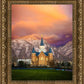 Provo City Center Temple - Colored Sky