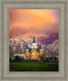 Provo City Center Temple - Colored Sky