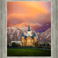 Provo City Center Temple - Colored Sky