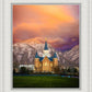 Provo City Center Temple - Colored Sky