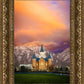 Provo City Center Temple - Colored Sky