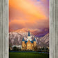 Provo City Center Temple - Colored Sky