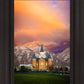 Provo City Center Temple - Colored Sky