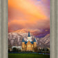 Provo City Center Temple - Colored Sky