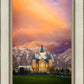 Provo City Center Temple - Colored Sky