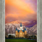 Provo City Center Temple - Colored Sky