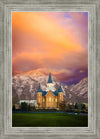 Provo City Center Temple - Colored Sky