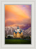 Provo City Center Temple - Colored Sky