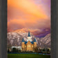 Provo City Center Temple - Colored Sky