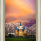 Provo City Center Temple - Colored Sky