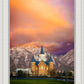 Provo City Center Temple - Colored Sky