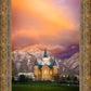 Provo City Center Temple - Colored Sky