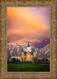 Provo City Center Temple - Colored Sky