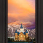Provo City Center Temple - Colored Sky
