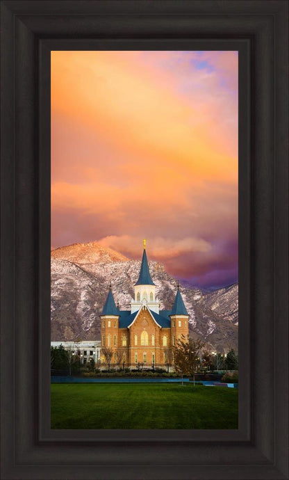 Provo City Center Temple - Colored Sky