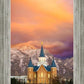 Provo City Center Temple - Colored Sky