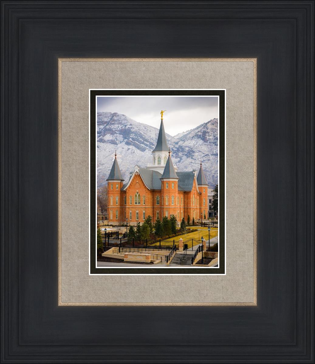 Provo City Center Temple - Snowy Mountains