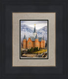 Provo City Center Temple - Snowy Mountains