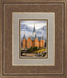 Provo City Center Temple - Snowy Mountains