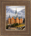 Provo City Center Temple - Snowy Mountains