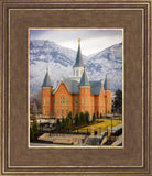 Provo City Center Temple - Snowy Mountains