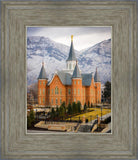 Provo City Center Temple - Snowy Mountains