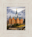 Provo City Center Temple - Snowy Mountains