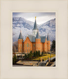 Provo City Center Temple - Snowy Mountains