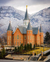 Provo City Center Temple - Snowy Mountains