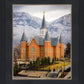 Provo City Center Temple - Snowy Mountains