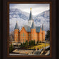 Provo City Center Temple - Snowy Mountains
