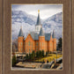 Provo City Center Temple - Snowy Mountains
