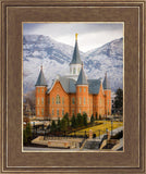 Provo City Center Temple - Snowy Mountains