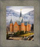 Provo City Center Temple - Snowy Mountains