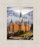 Provo City Center Temple - Snowy Mountains