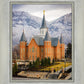 Provo City Center Temple - Snowy Mountains
