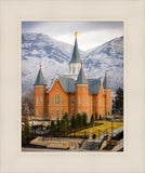 Provo City Center Temple - Snowy Mountains