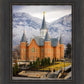 Provo City Center Temple - Snowy Mountains