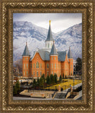 Provo City Center Temple - Snowy Mountains