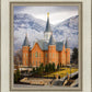 Provo City Center Temple - Snowy Mountains