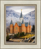 Provo City Center Temple - Snowy Mountains