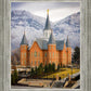 Provo City Center Temple - Snowy Mountains