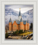 Provo City Center Temple - Snowy Mountains