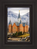 Provo City Center Temple - Snowy Mountains