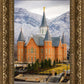 Provo City Center Temple - Snowy Mountains