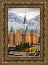 Provo City Center Temple - Snowy Mountains