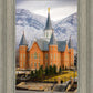Provo City Center Temple - Snowy Mountains