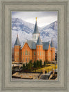 Provo City Center Temple - Snowy Mountains