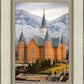 Provo City Center Temple - Snowy Mountains